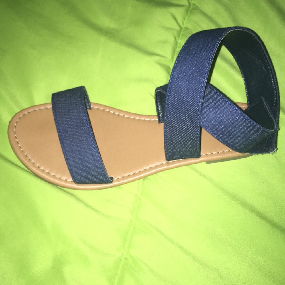Jean Ankle Sandals
